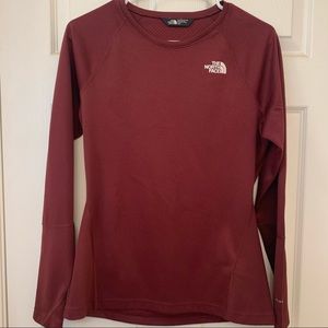 The North Face Women’s FlashDry Long Sleeve Sweatshirt Size Medium Maroon